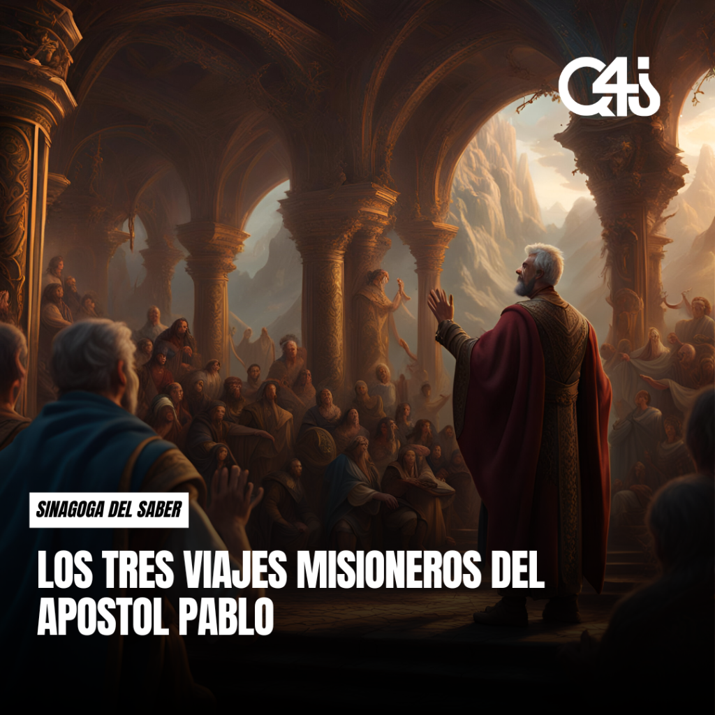 Los tres viajes viajes misioneros del apóstol Pablo